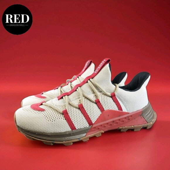 HOLO Artemis Trail Running Shoes Sneakers Red White - Men's Size 11 - Picture 2 of 15